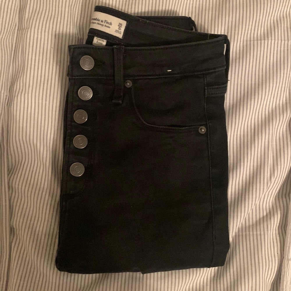Abercrombie and Fitch High Rise Super Skinny Ankle *curve love*